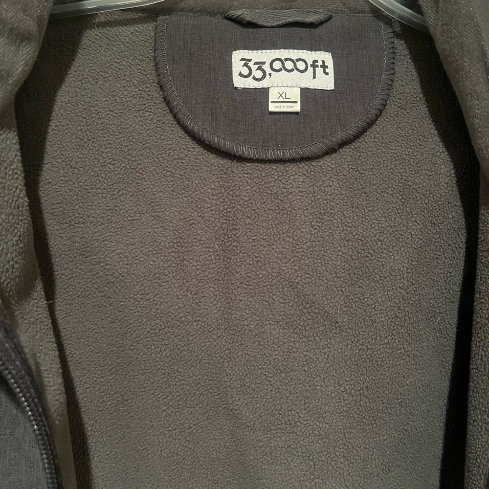 33,000 Feet Waterproof Fleece Line Rain Jacket XL - Picture 3 of 6